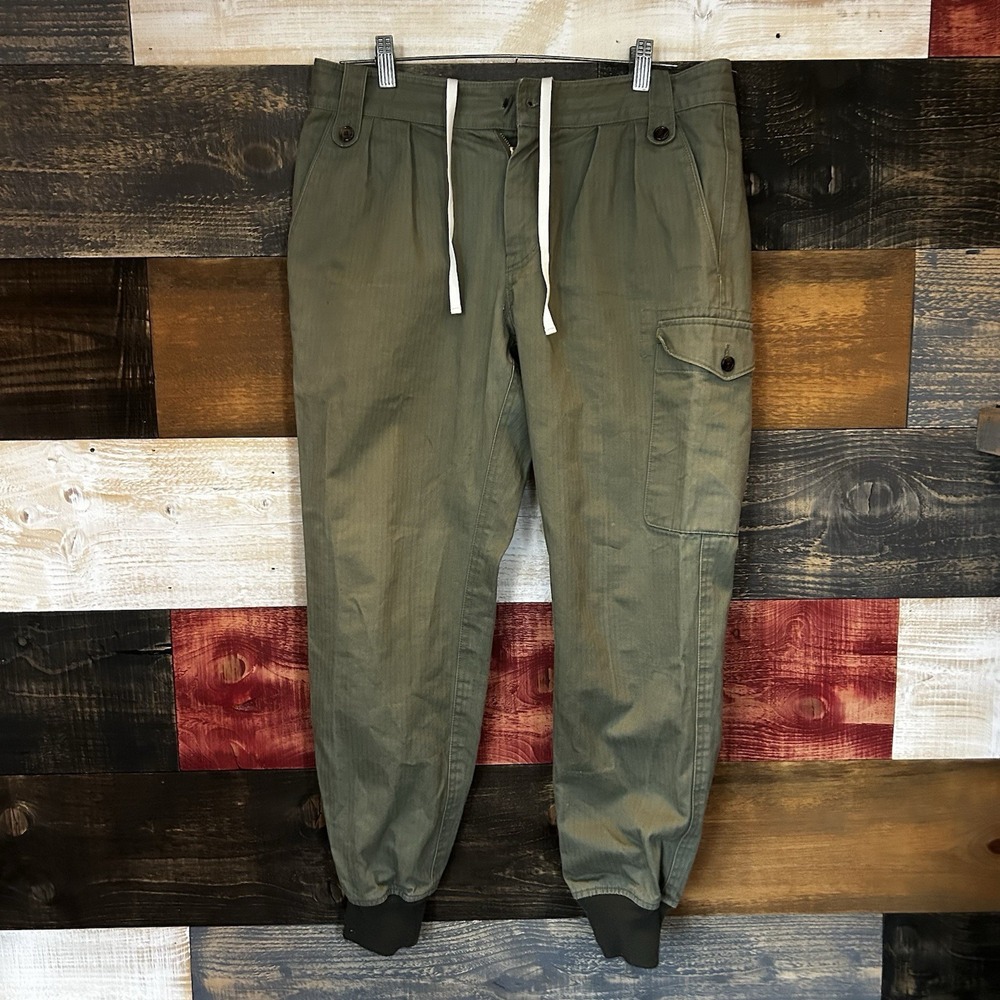 Eastlogue Military Pants Green Jogger Army Pants WW1 Size Medium